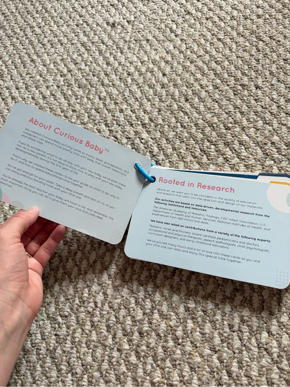 CURIOUS BABY Developmental Activity Cards - Picture 5 of 6